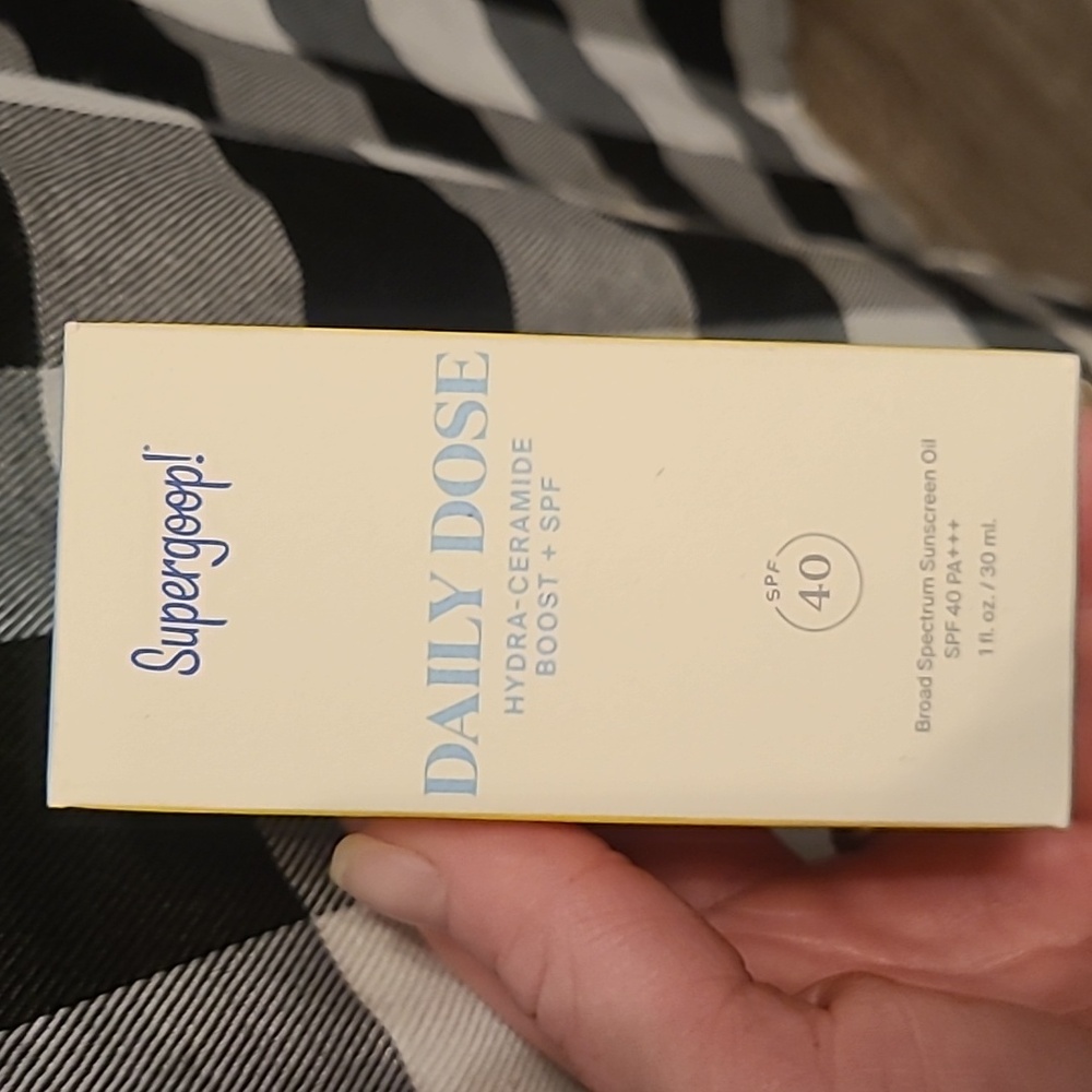 Supergoop daily dose hydra ceramide boost spf 40 sunscreen oil